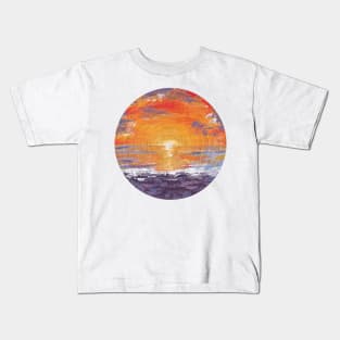 Sunset Seascape Kids T-Shirt